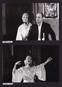 Anna Da Malta e Federico Corda in "delirio a due" di Ionesco